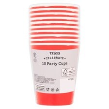 Tesco Red Cups 10 Pack