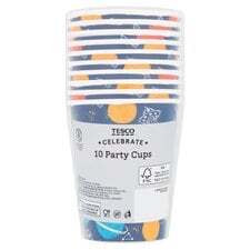 Tesco Space Party Cups 10 Pack