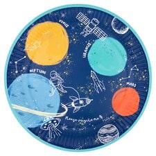 Tesco Space Plate 10 Pack