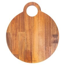 Go Cook Acacia Round Paddle Board 38 X 33Cm