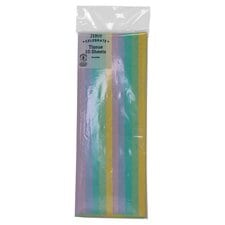 Tesco Pastel Mult Colour Tissue 10 Sheets