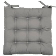 Tesco Grey Outdoor Seat Pad