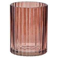 Tesco Amber Glass Tumbler