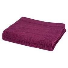 Tesco Cranberry Supersoft Cotton Bath Towel