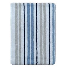 Tesco Blue Stripe Bath Sheet