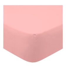 Tesco Clay Pink 100% Cotton Fitted Sheet Single