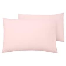 Tesco Blush Supersoft Pillowcase Pair