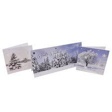 T. Tree and Snowflakes Cards 20pk