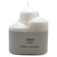 Tesco Pillar Candle Set