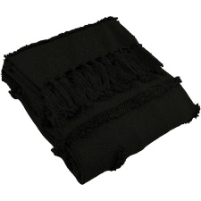 Furn Jakarta Tufted Throw - Black - One Size