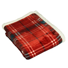 Furn Blake Throw - Red - One Size