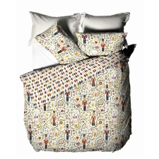 Furn Nutcracker Christmas Duvet Cover Set - Multicoloured - Superking