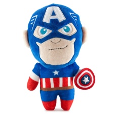 Captain America Phunny Character Plush Toy - Blue/Red - One Size