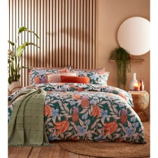 Furn Cypressa Floral Duvet Cover Set - Jade - King