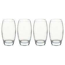 Tesco Classic Timeless Hiball Glass 4 Pack