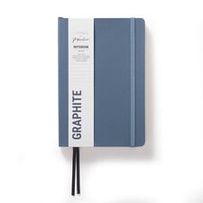 Paperchase Agenzio Medium Graphite Ruled Notebook