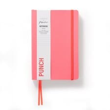 Paperchase Agenzio Medium Punch Ruled Notebook