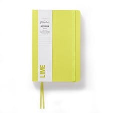 Paperchase Agenzio Medium Lime Ruled Notebook