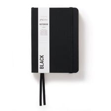 Paperchase Agenzio Small Black Ruled Notebook