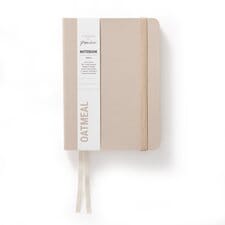 Paperchase Agenzio Small Oatmeal Ruled Notebook