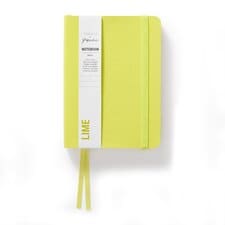 Paperchase Agenzio Small Lime Ruled Notebook