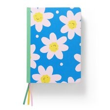 Paperchase Retro Doodle A5 Fabric Notebook