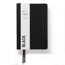 Paperchase Agenzio Medium Black Dotted Notebook