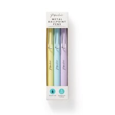 Paperchase Ombre Set of 3 Metal Ball Point Pens