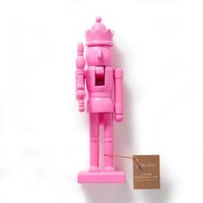 Paperchase Neon Christmas Wooden Nutcracker