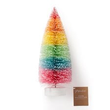 Paperchase Neon Christmas Bottle Brush Tree Ornament