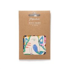 Paperchase Cosmic Christmas 5 Pack Cat Gift Tags