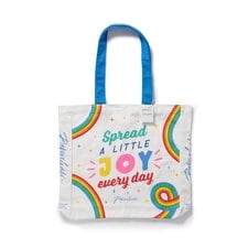 Paperchase Rainbow Spread A Little Joy Tote Bag