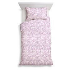 Tesco Lilac Floral Duvet Set Single