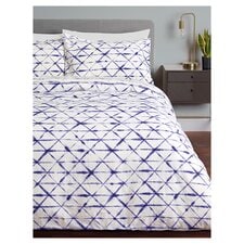 Fox & Ivy Marrakech Washed Cotton Shibori Duvet Set King