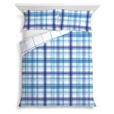 Tesco Marrakech Washy Check Duvet Set Double