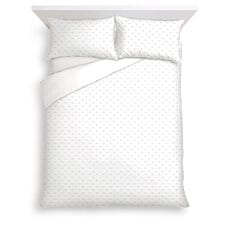 TESCO TUFTED DOT DUVET SET KING SIZE