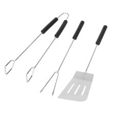 Tesco Plastic Handle BBQ Tool Set 3 Piece