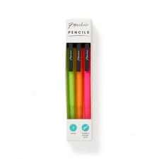 Paperchase Neon 3pk Mechanical Pencils