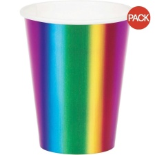 Creative Party Converting Bright And Bold Party Cup (Pack of 8) - Multicoloured - One Size