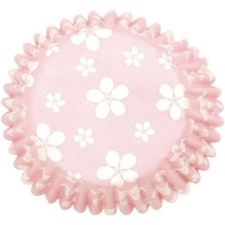 Culpitt Blossom Muffin and Cupcake Cases (Pack of 54) - Pink/White - One Size