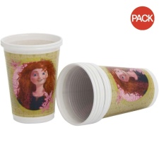 Brave Merida Party Cup (Pack of 8) - Multicoloured - One Size