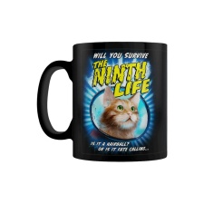 Horror Cats The Ninth Life Vintage Mug - Black/Blue - One Size