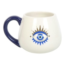 Something Different All Seeing Eye Mug - White/Blue - One Size