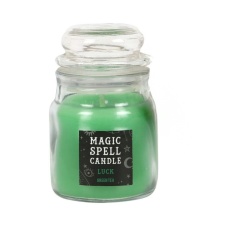 Something Different Magic Spell Luck Green Tea Scented Candle - Green - One Size