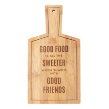 Something Different Sweeter When Shared Bamboo Chopping Board - Brown - One Size