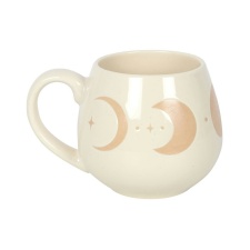 Something Different Moon Phase Rounded Mug - Beige/White - One Size