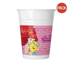 The Little Mermaid Plastic Characters Party Cup (Pack of 8) - Multicoloured - One Size