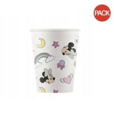 Disney Unicorn Dreams Paper Minnie Mouse Party Cup (Pack of 8) - White/Pink/Yellow - One Size