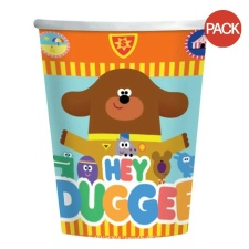 Hey Duggee Paper Characters 250ml Party Cup (Pack of 8) - Multicoloured - One Size