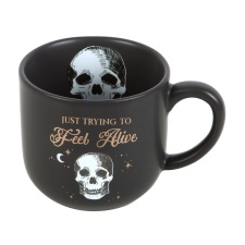 Something Different Just Trying To Feel Alive Mug - Black/Gold - One Size